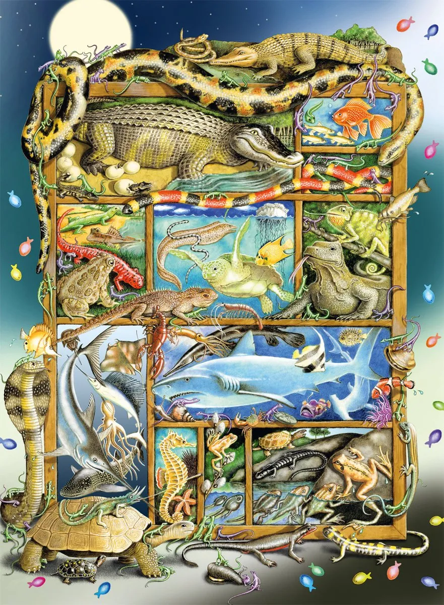 Ravensburger Reptiles Puzzel 200 Stuks - Multicolor