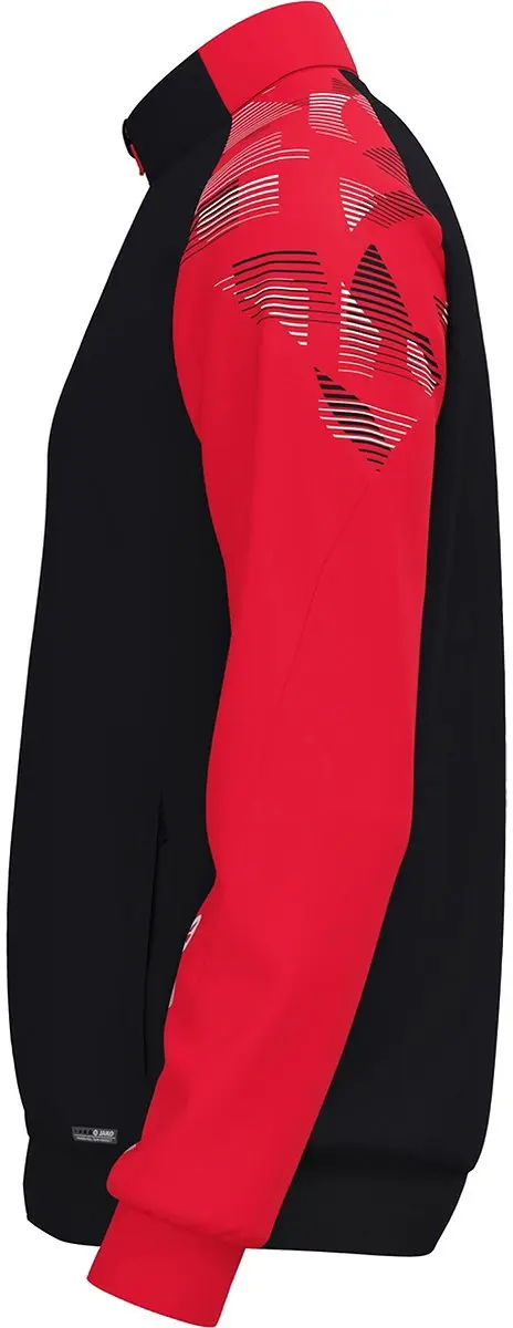 Jako Sonic Polyestervest Heren XL - Zwart/Rood