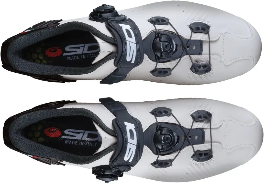 Sidi Wire 3 Dames Wielrenschoen - Carbon Zool - Wit - afbeelding 6 van 6