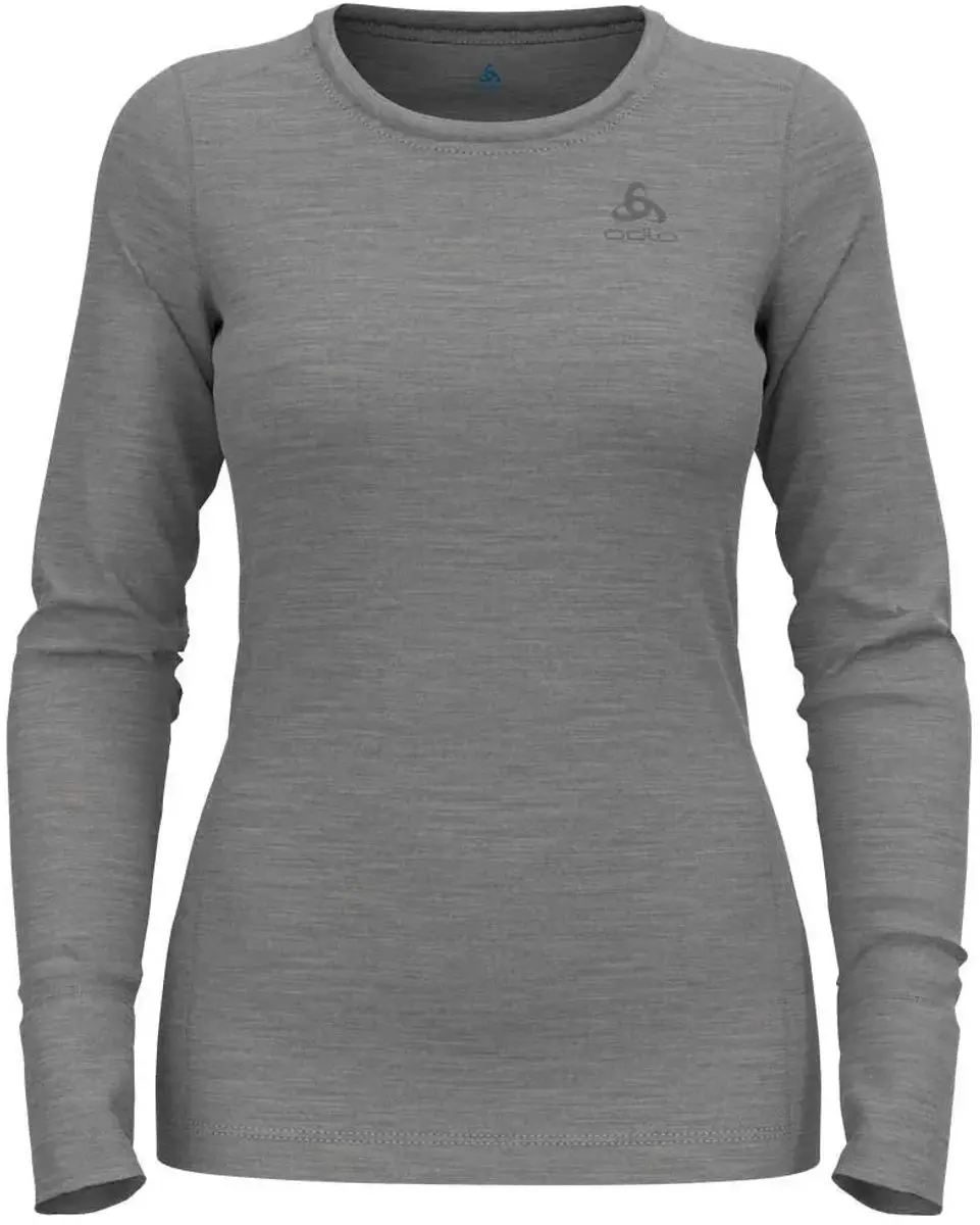 ODLO Natural Merino 200 Thermoshirt Vrouwen - Lange mouwen - Grijs - afbeelding 5 van 6