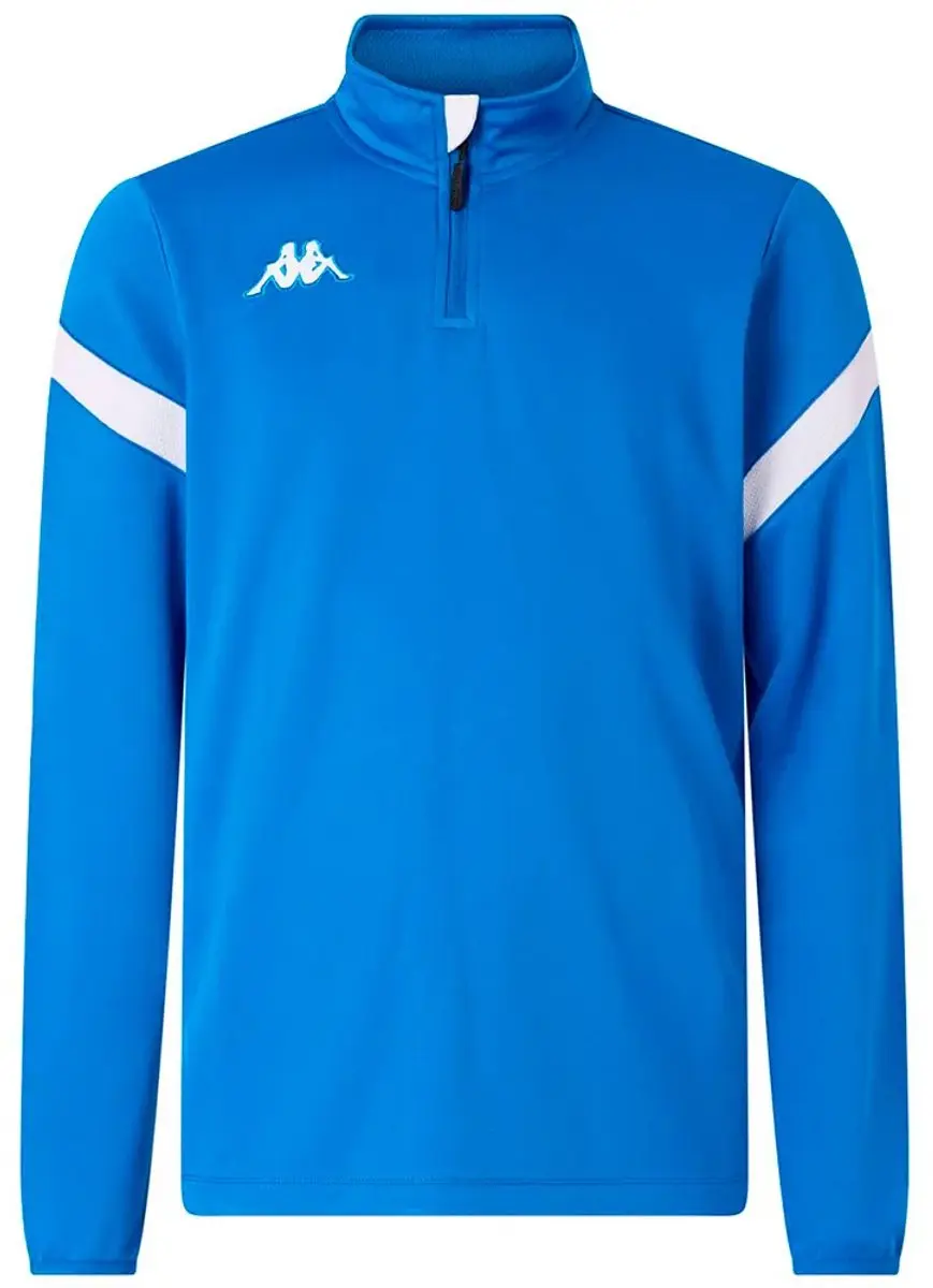 Kappa Dolvole Sweatshirt Met Halve Rits Blauw 12 Years Kinderen