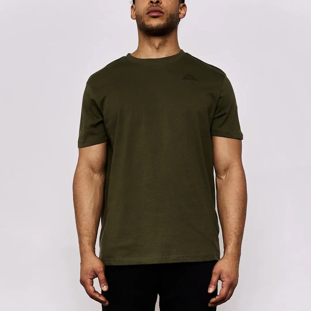 Kappa Cafers Slim T-shirt - S - Green Olive