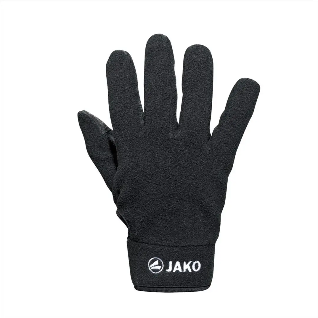 Jako Fleece Spelershandschoenen Kinderen - Maat 7 - Zwart