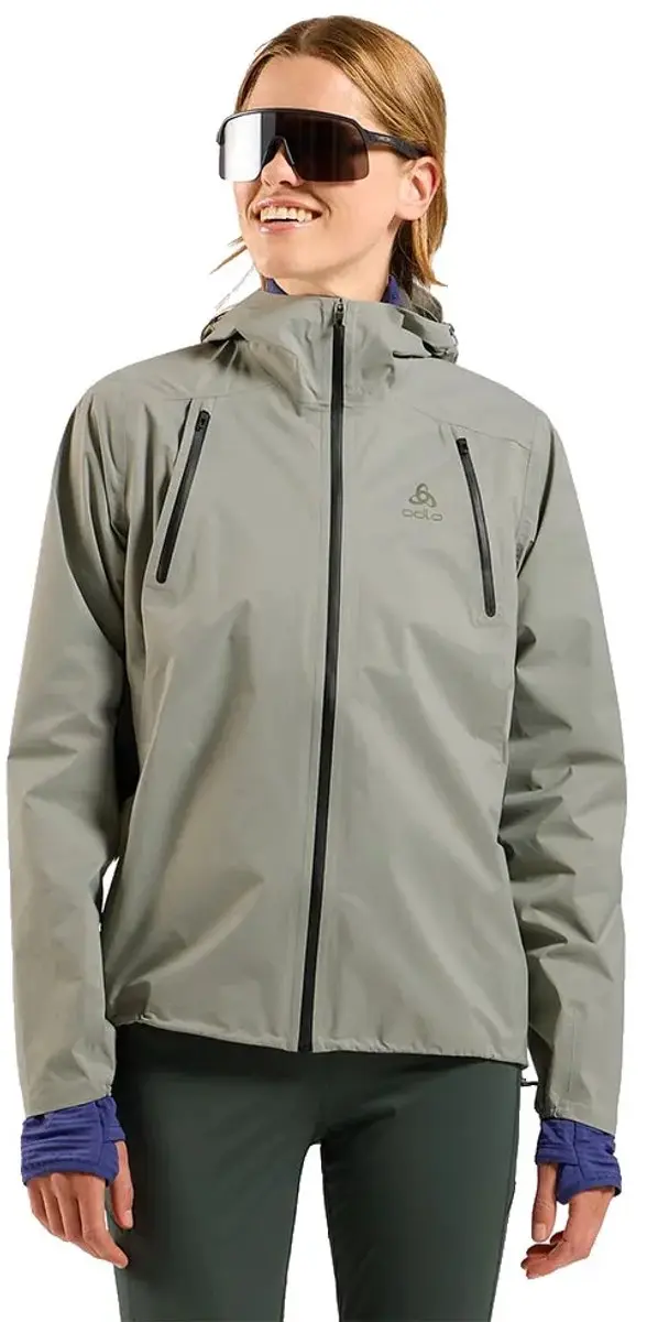 Odlo X-alp Waterproof Pro Jas Groen XS Vrouw