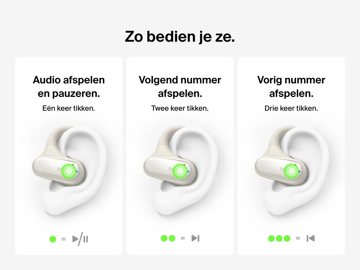 Belkin SoundForm ClearFit AUC013CTSA Draadloze Sportoortjes - Zand - afbeelding 6 van 6