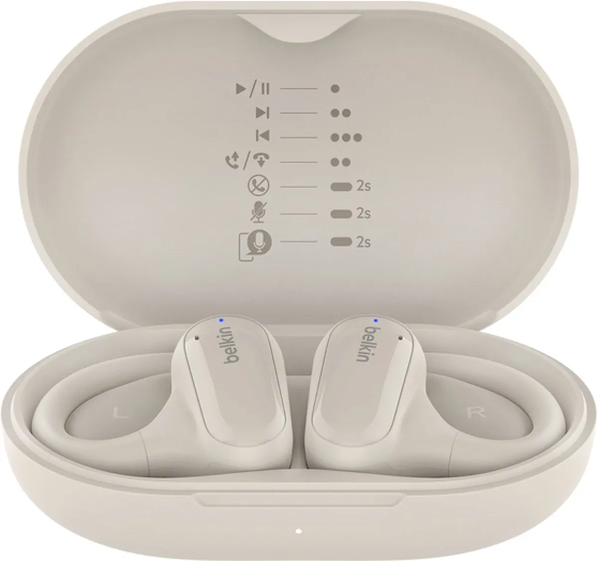 Belkin SoundForm ClearFit AUC013CTSA Draadloze Sportoortjes - Zand