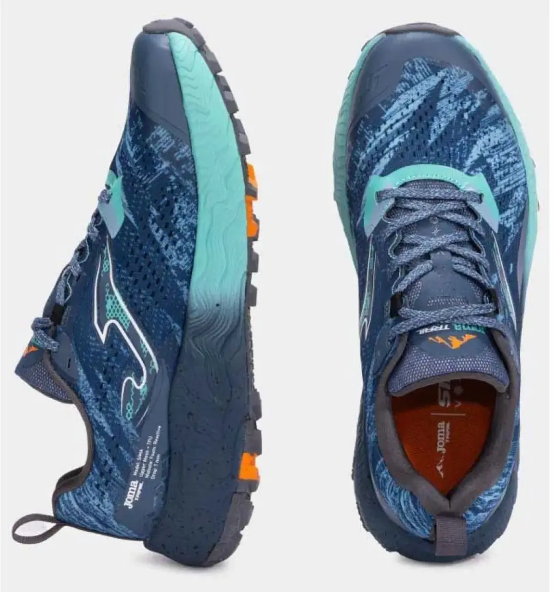 Joma Sima Trailschoenen - 40.5 - Teal - afbeelding 4 van 4