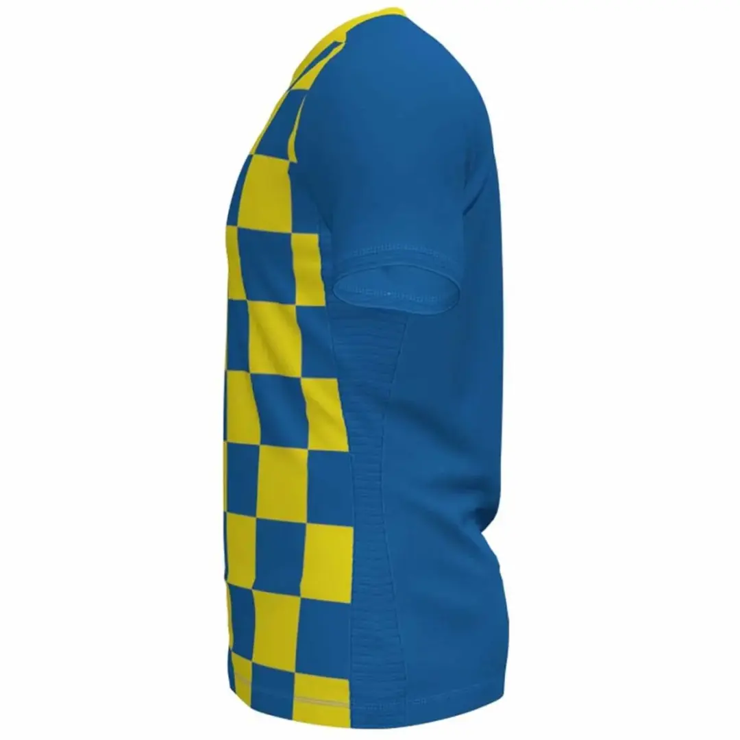 Joma Flag II T-shirt 12-14 jaar - Geel/Blauw