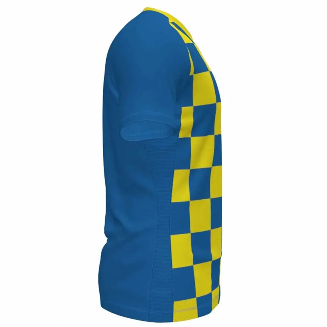 Joma Flag II T-shirt 12-14 jaar - Geel/Blauw