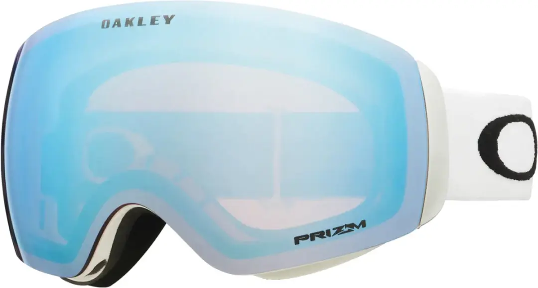 Oakley Skibril Unisex - Blauwe Lens - Wit/Zwart - afbeelding 6 van 6