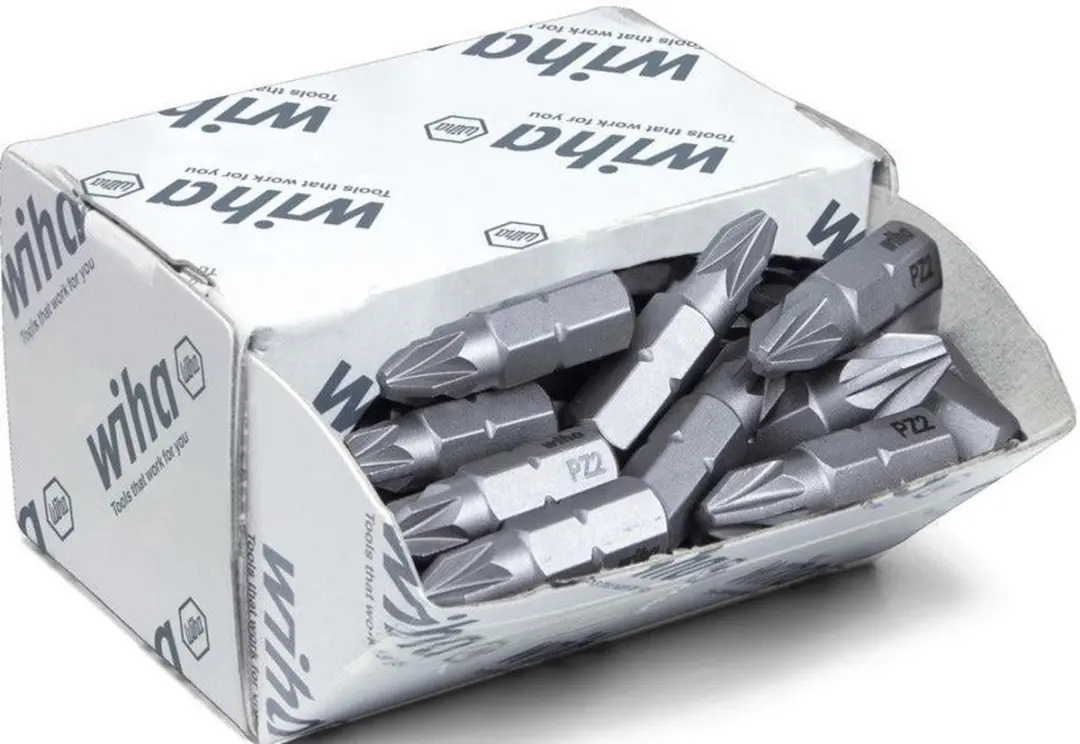 Wiha Bitset Standard 25mm (¼″) Pozidriv (PZ2) VE=50