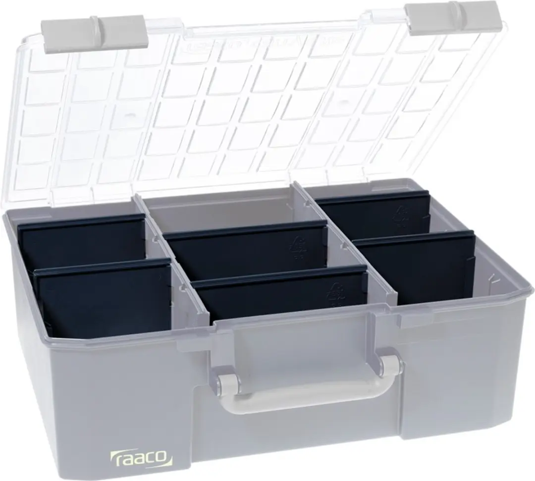 Raaco CarryLite Tussenschotjes 150 Set 2x Lang + 4x Kort