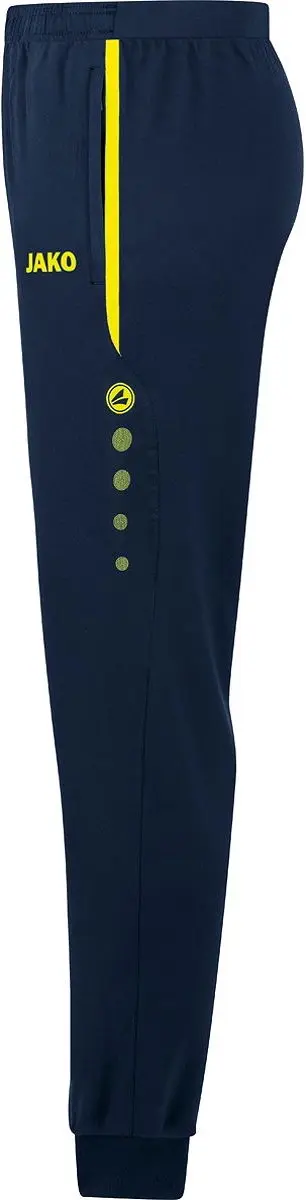 JAKO Allround Vrijetijdsbroek Kinderen 128 - Marine/Fluogeel