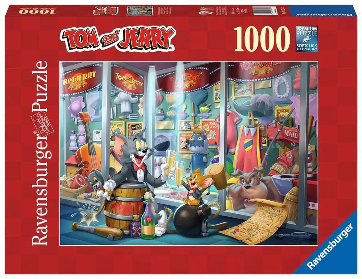Ravensburger Tom and Jerry Hall Of Fame Legpuzzel 1000 Stuks