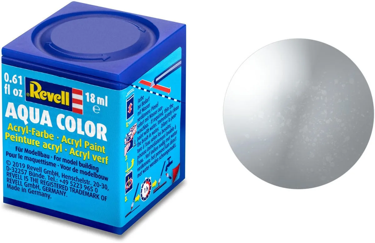 Revell Hobbyverf Acryl Zilver 18ml Metallic