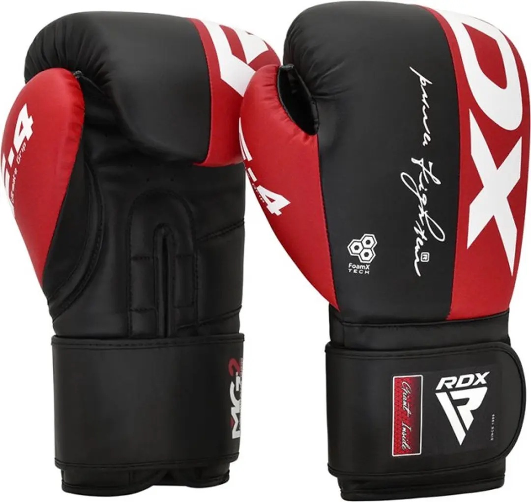 RDX Sports Rex F4 Bokshandschoenen 16 oz - Rood - afbeelding 2 van 6