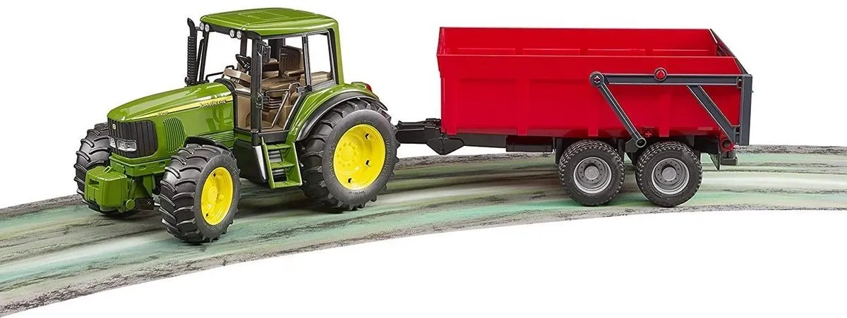 Bruder John Deere 6920 Tractor met aanhanger