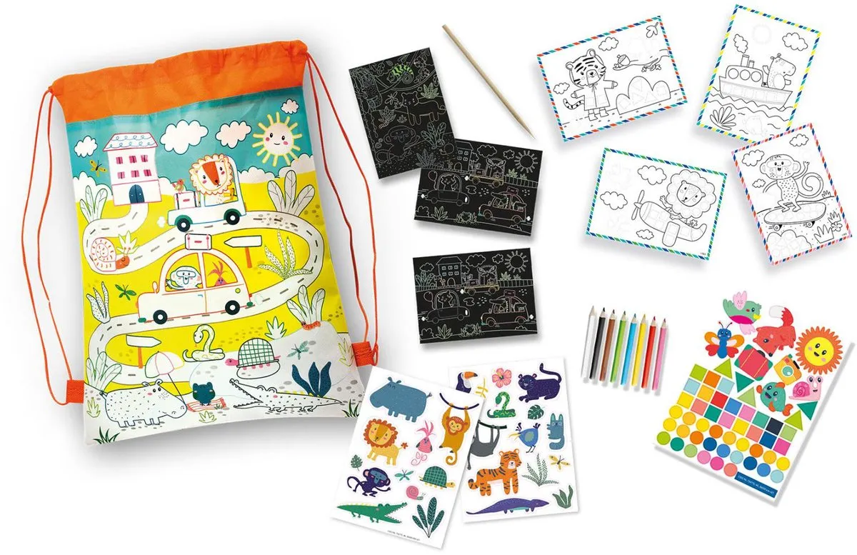 SES Creative Activiteiten Rugzak 3-in-1 - 13 Stuks