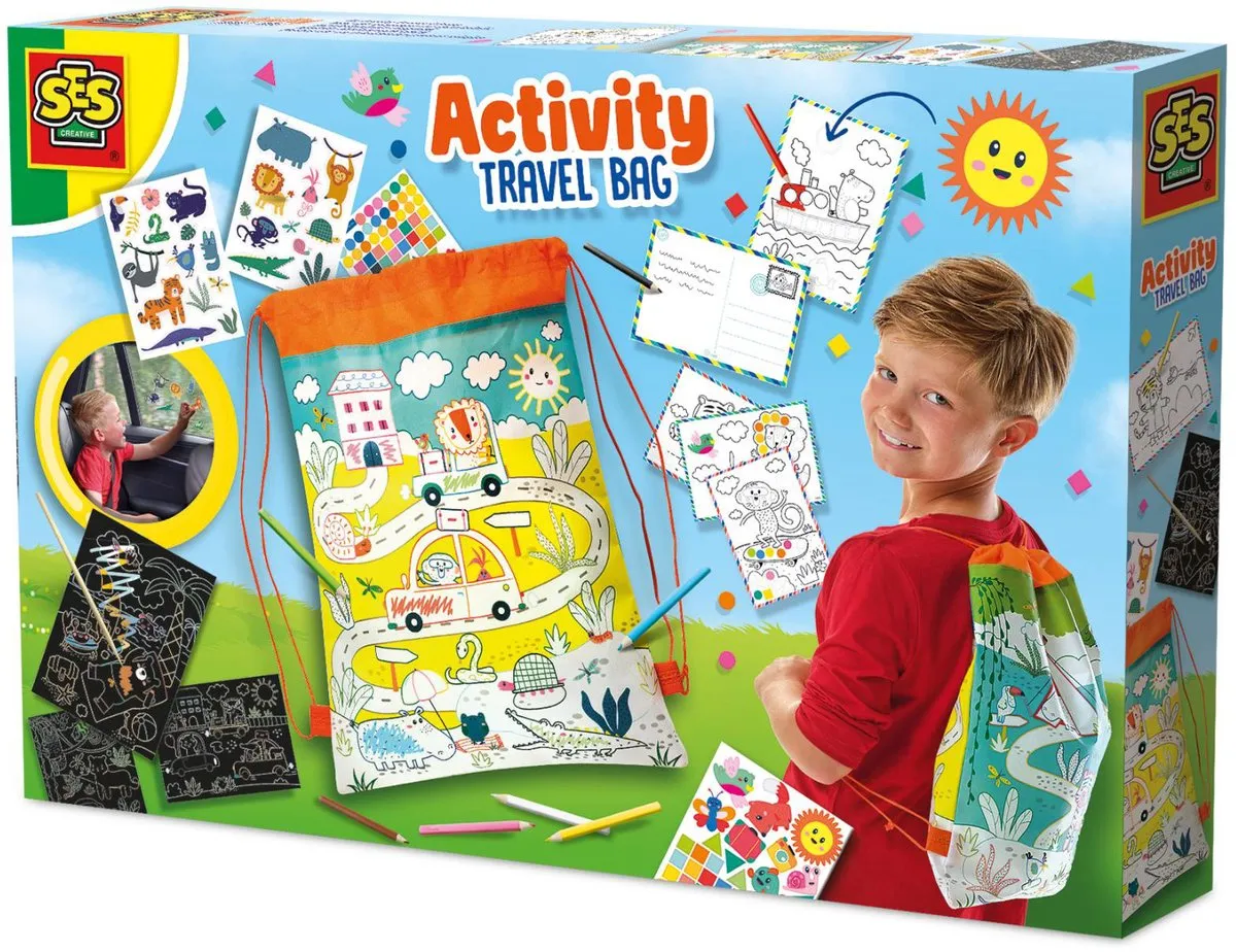 SES Creative Activiteiten Rugzak 3-in-1 - 13 Stuks