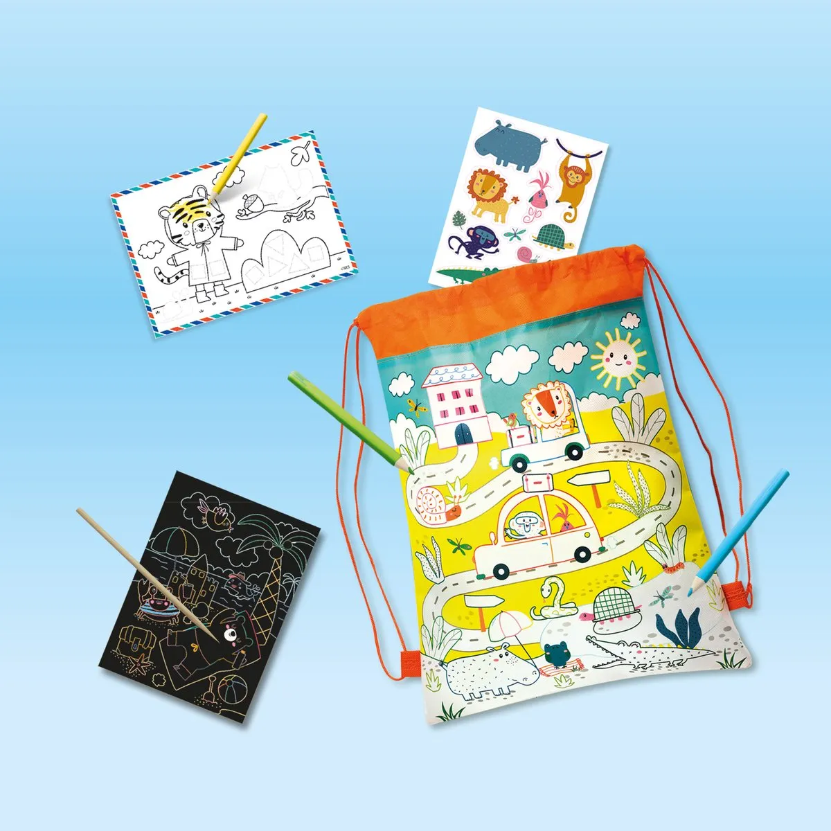 SES Creative Activiteiten Rugzak 3-in-1 - 13 Stuks