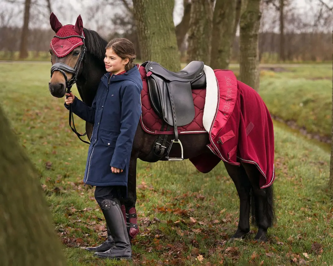 QHP Winterjas Linde Junior - S - Navy