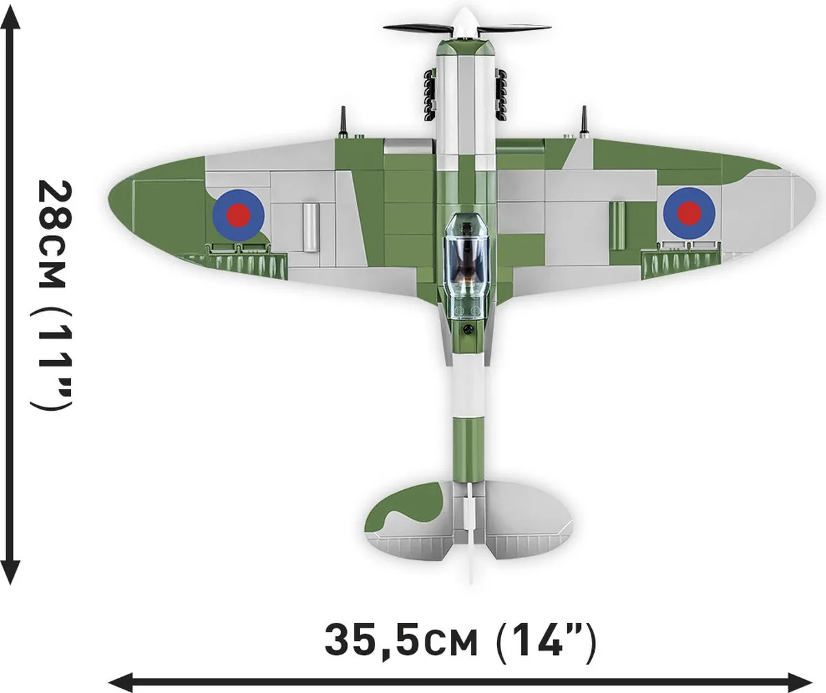 Cobi Spitfire MK.VB 1:32 Modelbouwpakket - 335 Onderdelen - afbeelding 5 van 6