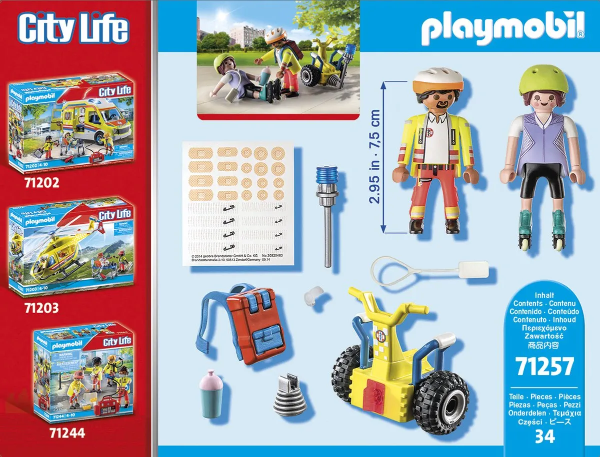 Playmobil Starterpack Rescue met Segway 71257 - afbeelding 6 van 6