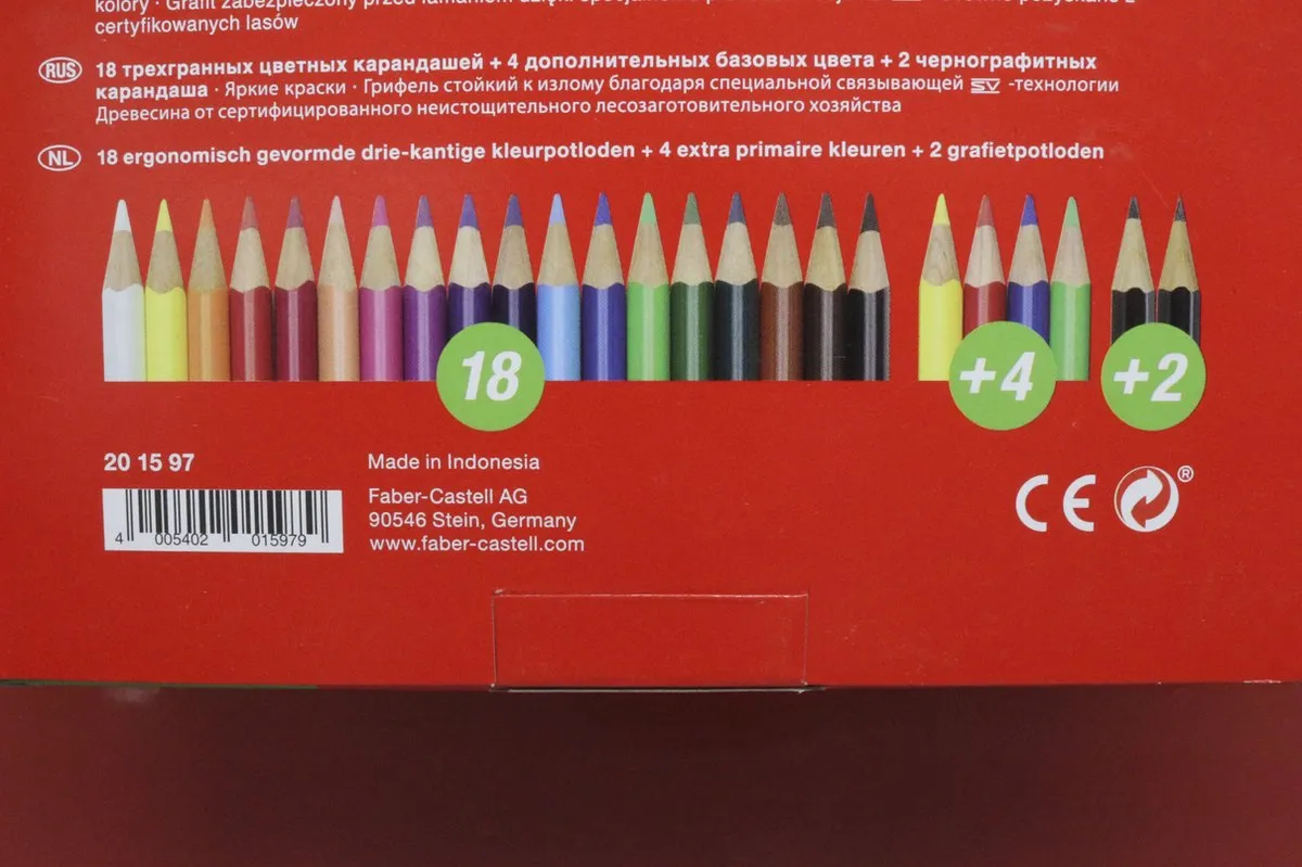 Faber-Castell FC-201597 Kleurpotloden - 24 Stuks