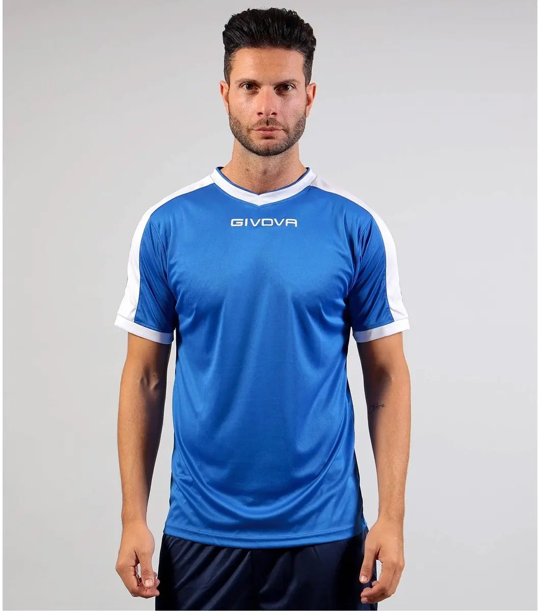 Givova Revolution T-shirt Koningsblauw/Blanco