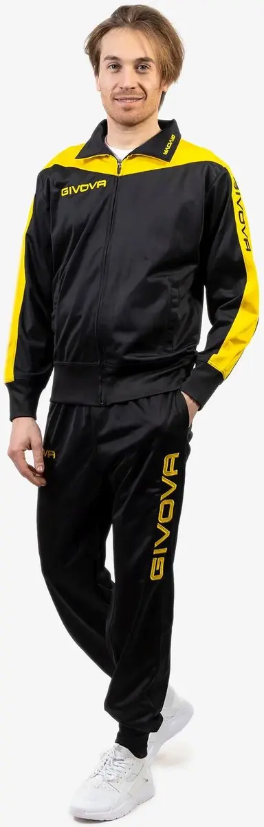 Givova Roma Trainingspak 3XL - Zwart - afbeelding 6 van 6