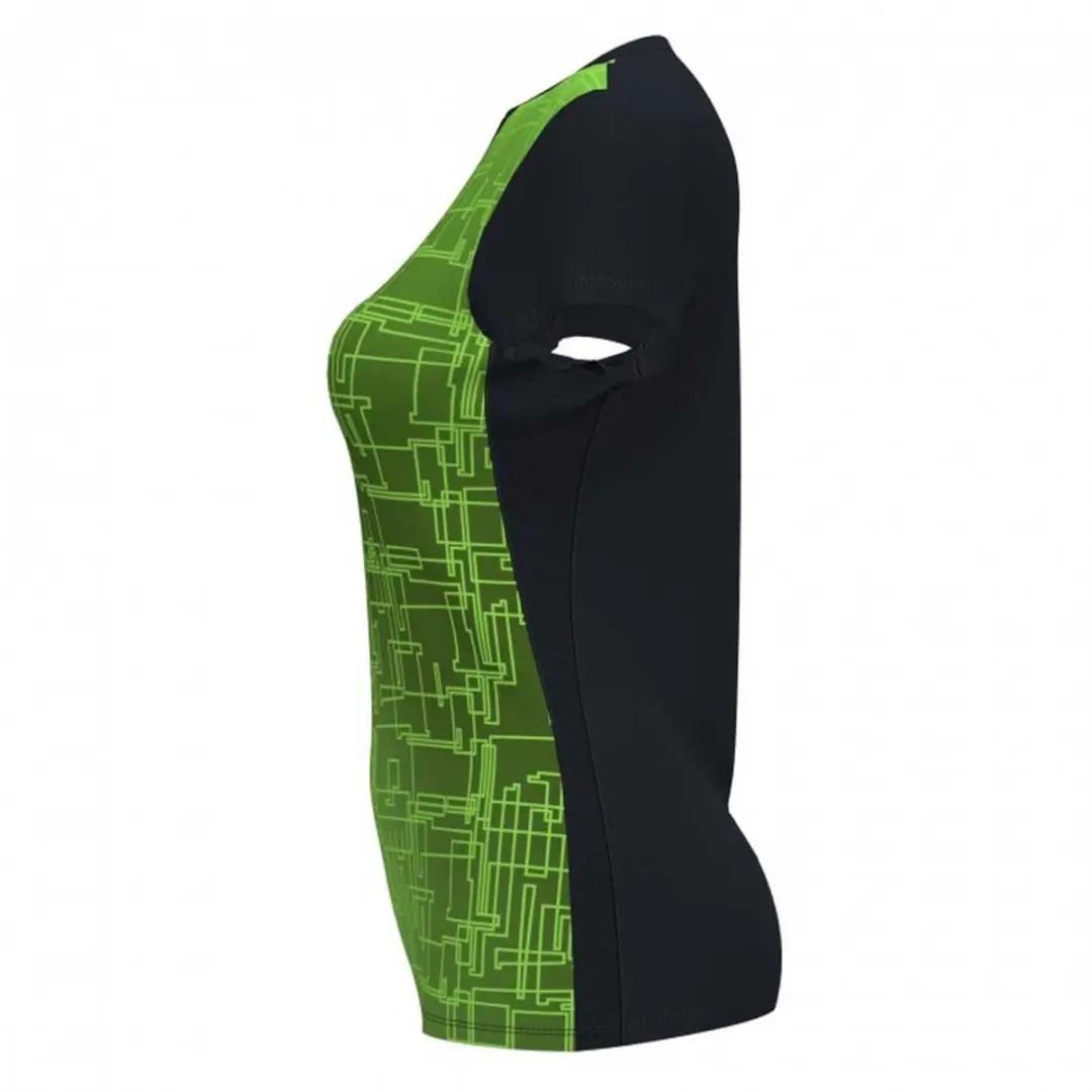 Joma Elite VIII T-shirt Vrouw - S - Groen/Zwart
