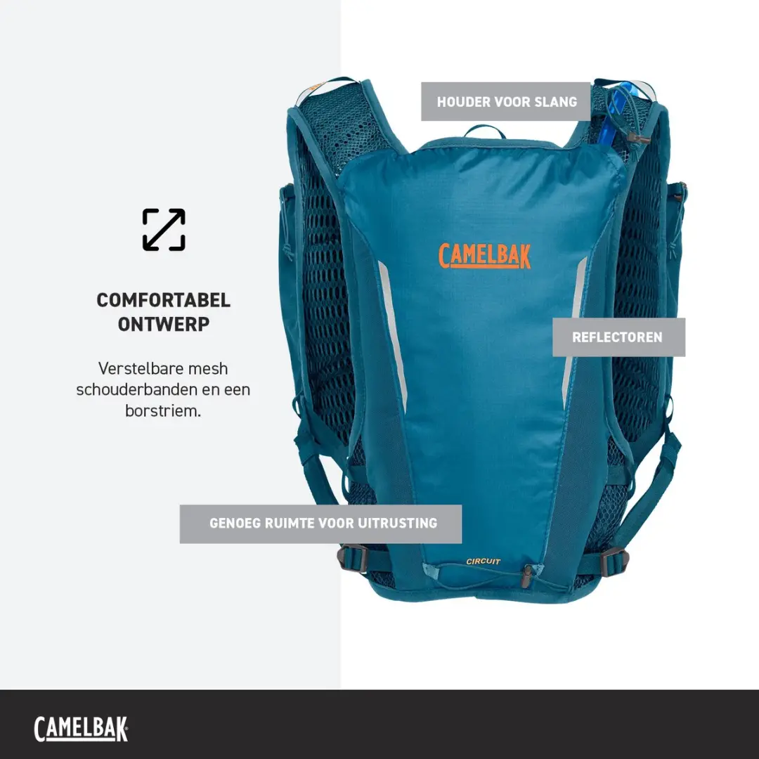 CamelBak Circuit Run Vest - Hardloopvest 5,5L - Teal