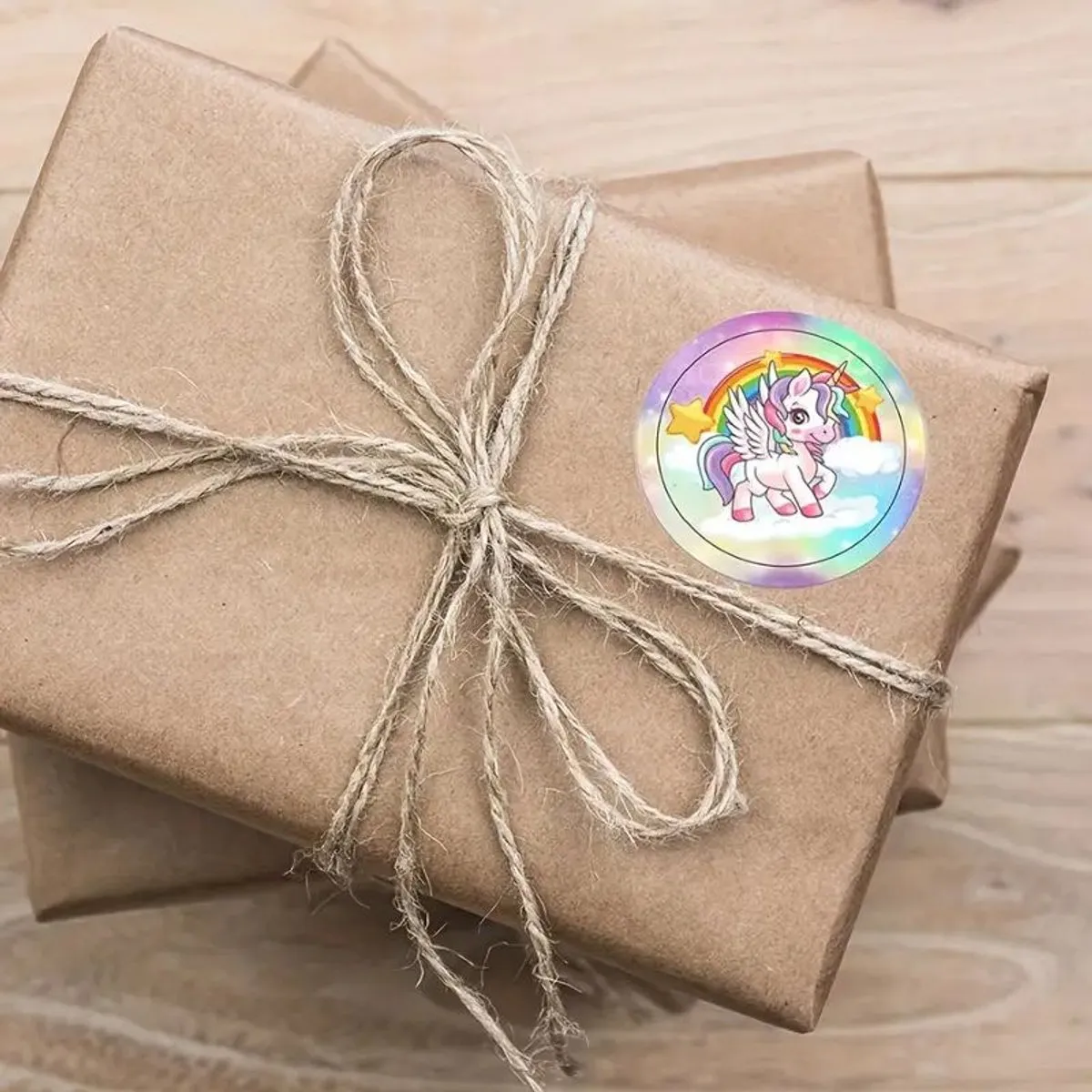 Disney Regenboog Eenhoorn Stickers - 500 Stuks - Ø2,54cm