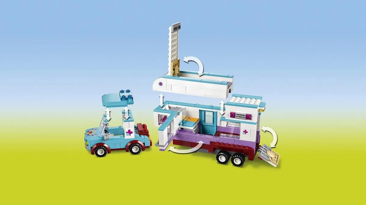LEGO Friends Paardendokter Trailer 41125 - 370 Stukken