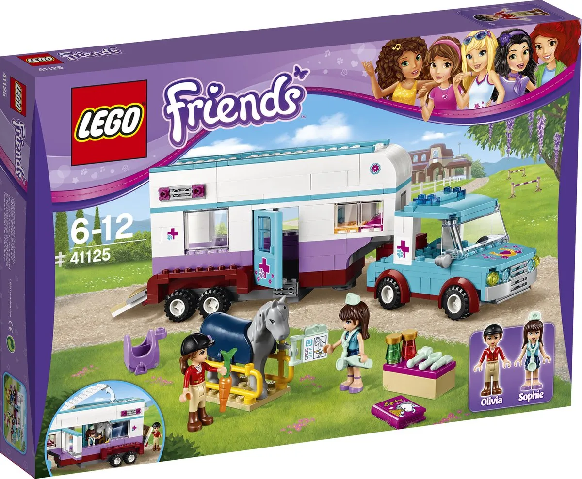 LEGO Friends Paardendokter Trailer 41125
