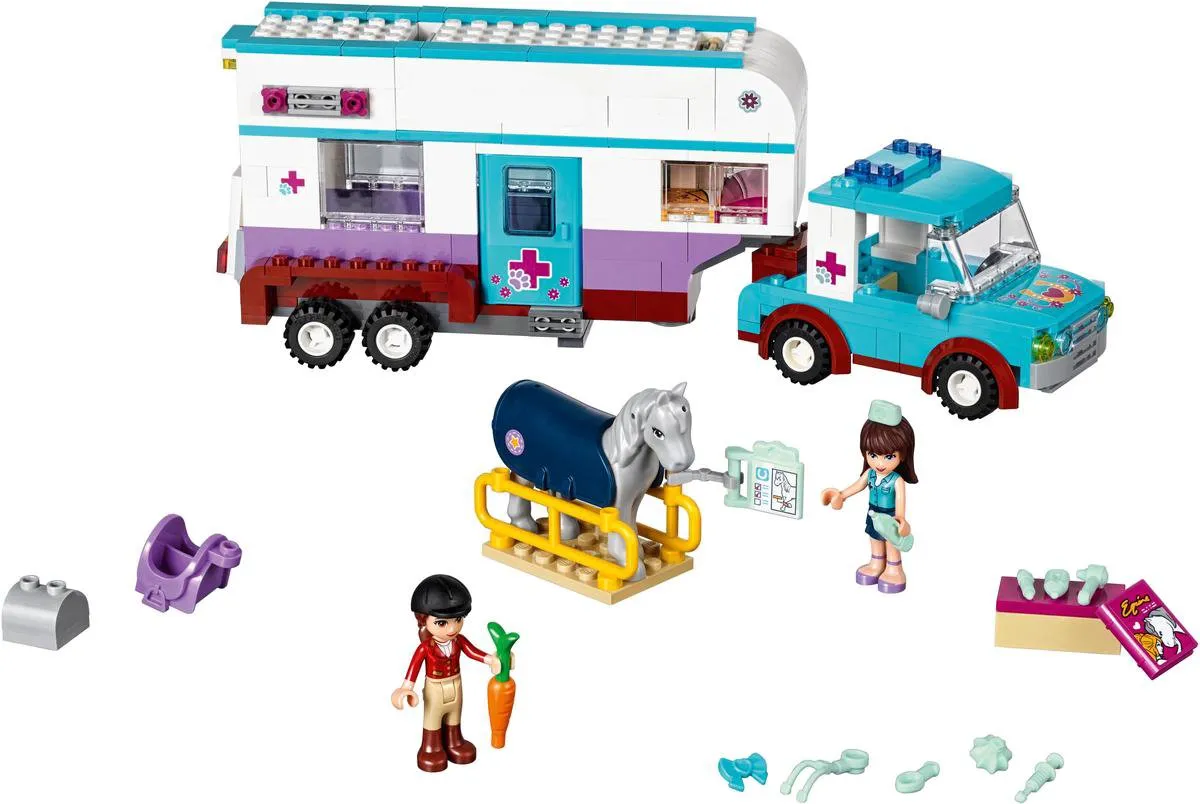 LEGO Friends Paardendokter Trailer 41125 - 370 Stukken