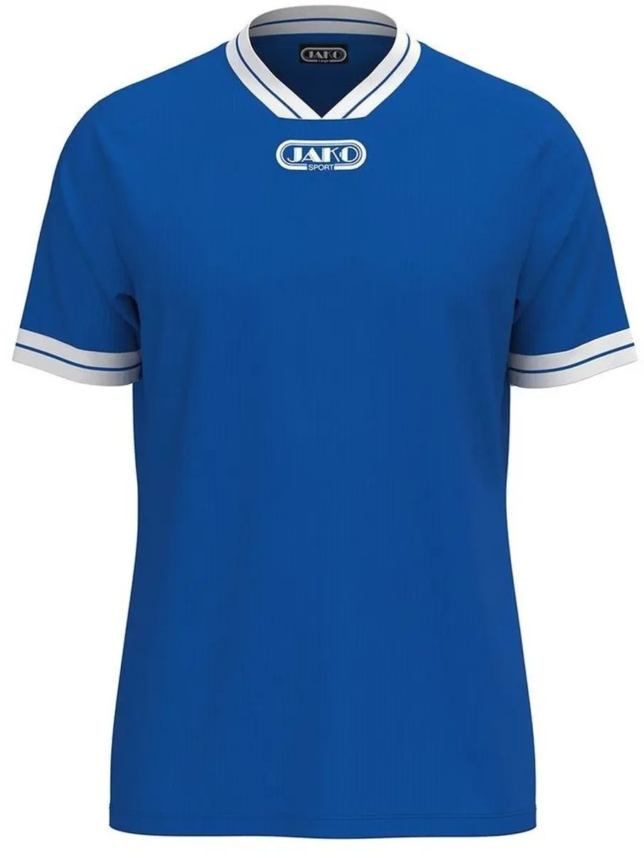 JAKO Retro Shirt Korte Mouw Kinderen 140 - Royal