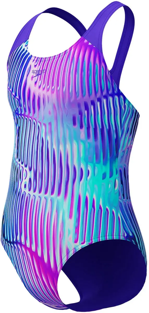 Speedo Digital Allover Splashback Badpak Meisjes