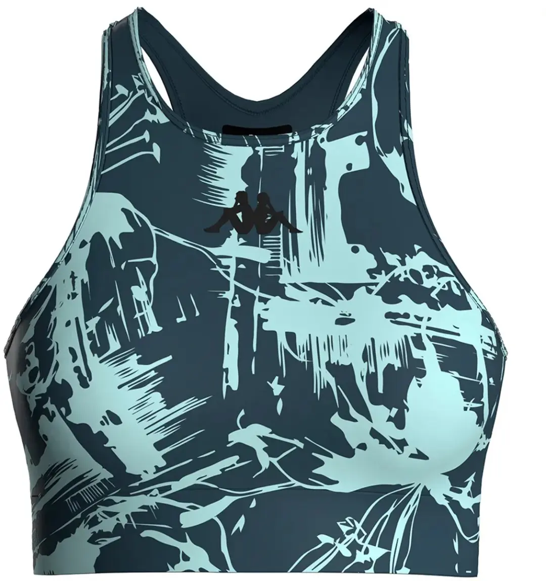 Kappa Irrana Pro Mouwloos T-shirt Groen,Blauw M Vrouw