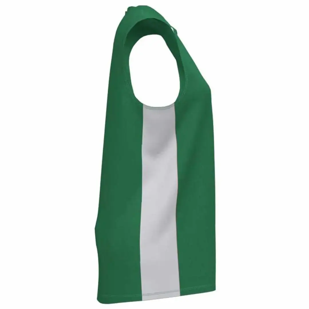 Joma Cancha III Mouwloos T-shirt 116/122cm - Groen/Wit - afbeelding 4 van 4