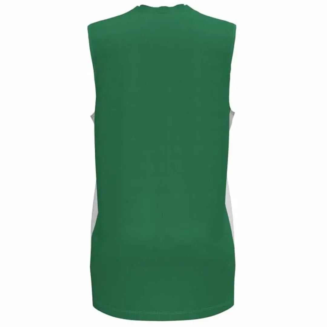 Joma Cancha III Mouwloos T-shirt 116/122cm - Groen/Wit - afbeelding 2 van 4