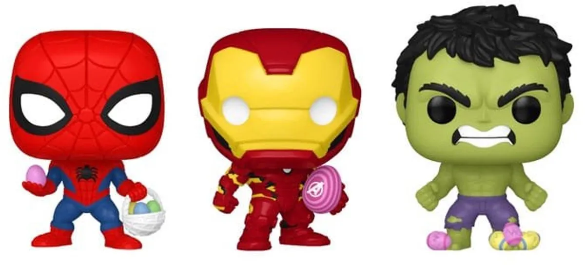 Funko Marvel Pocket Pop! Iron Man Hulk Spider-Man - 3 Stuks