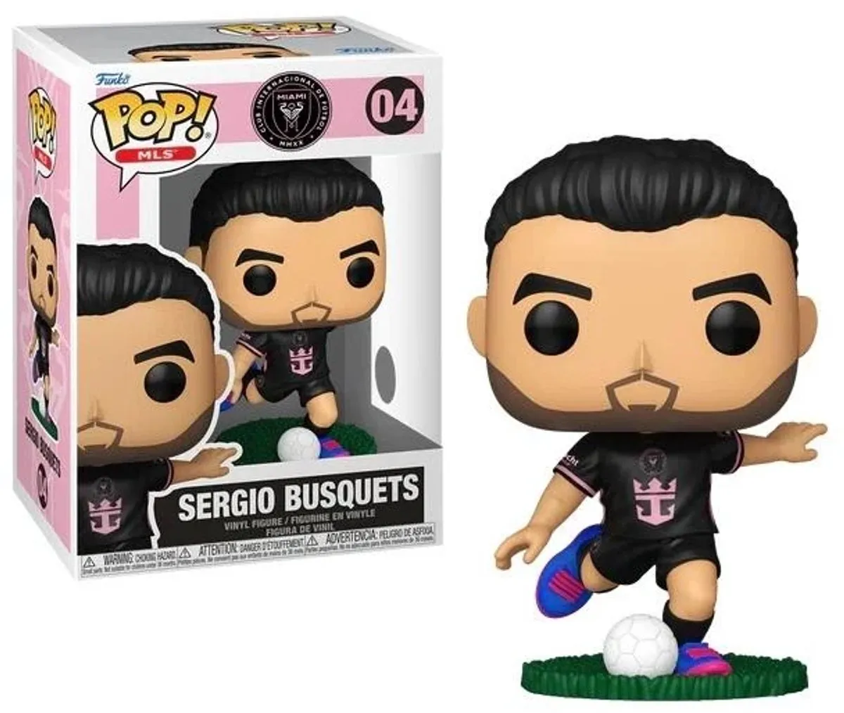 Funko Pop MLS Inter Miami Sergio Busquets #04 - Multi