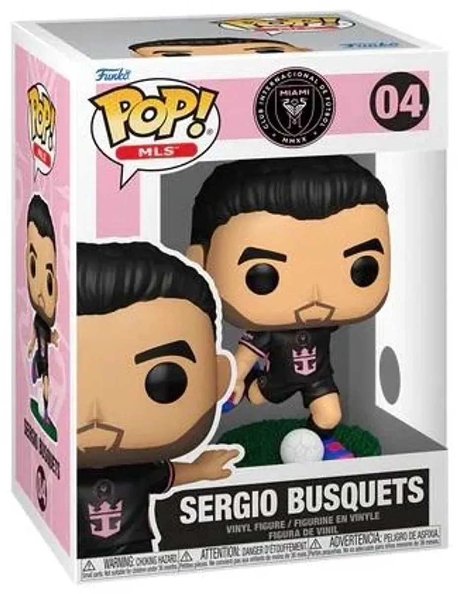 Funko Pop MLS Inter Miami Sergio Busquets #04 - Multi