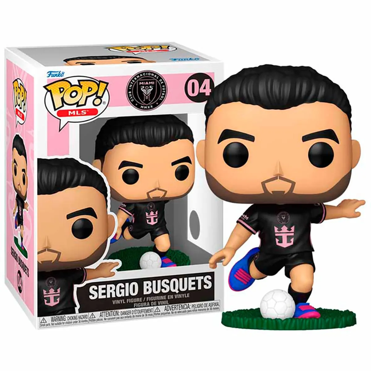 Funko Pop MLS Inter Miami Sergio Busquets #04 - Multi