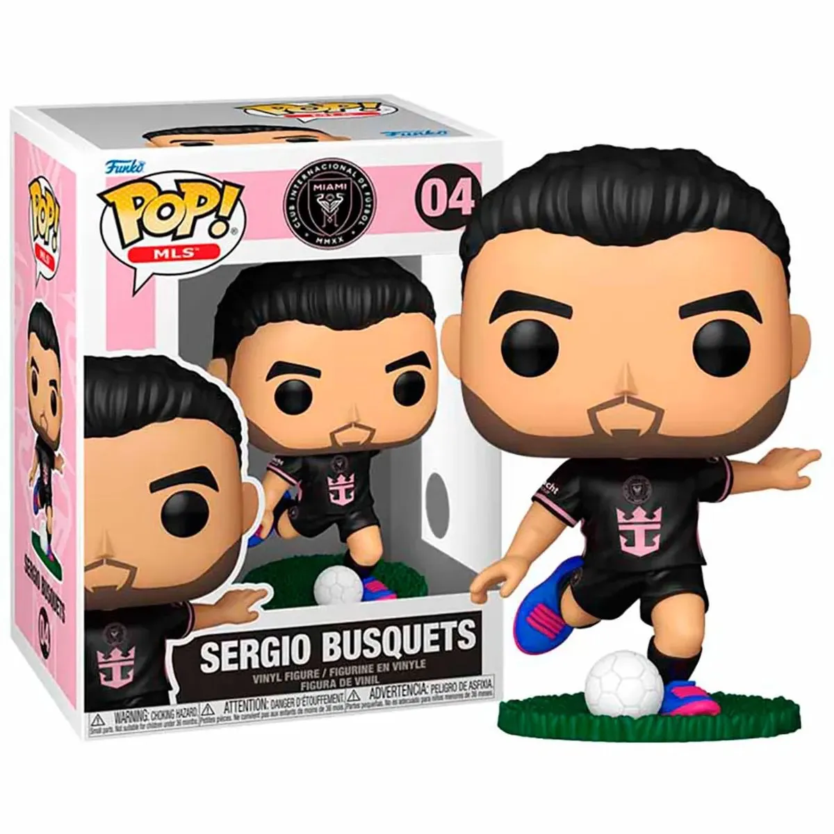 Funko Pop MLS Inter Miami Sergio Busquets #04 - Multi - afbeelding 6 van 6