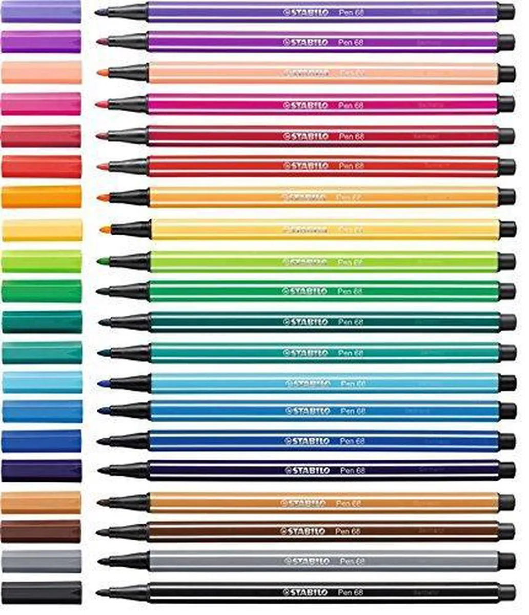 STABILO Pen 68 Colorparade Lila - Roze Inkt
