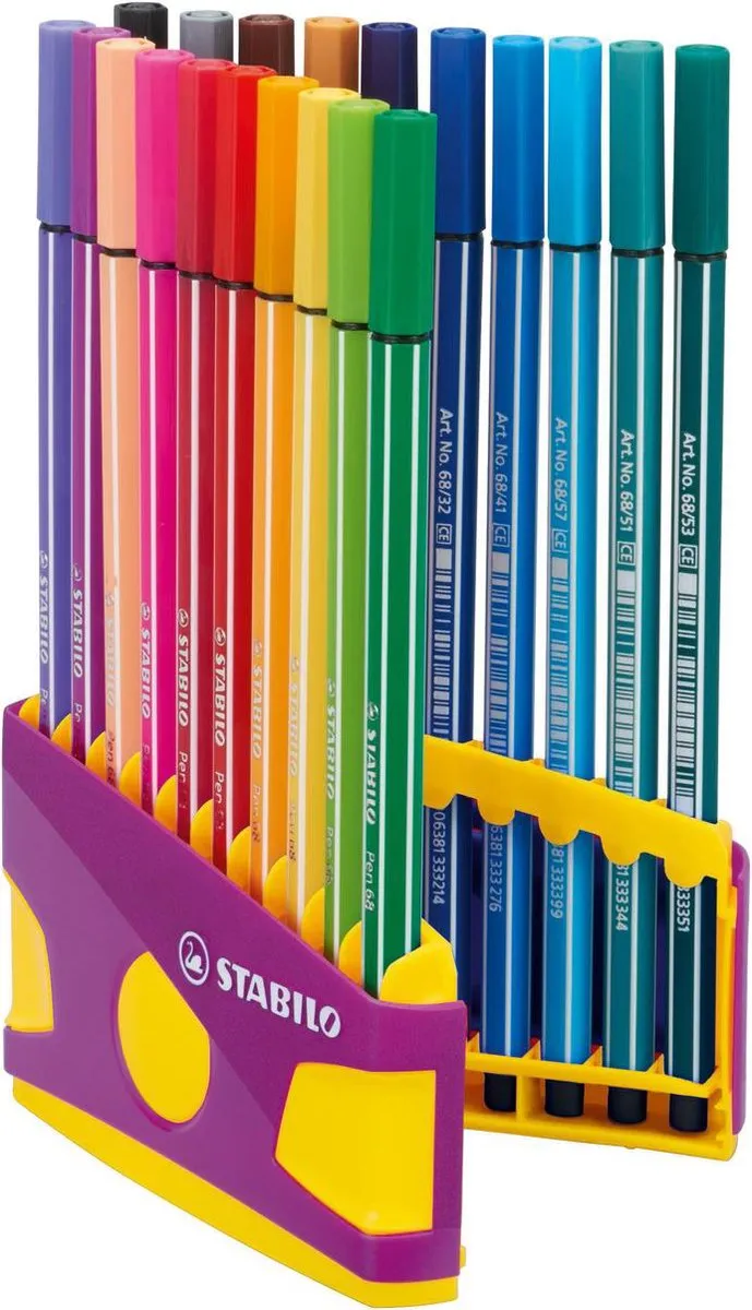 STABILO Pen 68 Colorparade Lila - Roze Inkt