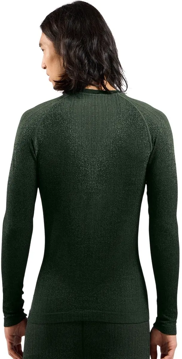 ODLO Blackcomb Eco Heren Longsleeve - XL - Donkergroen - afbeelding 6 van 6