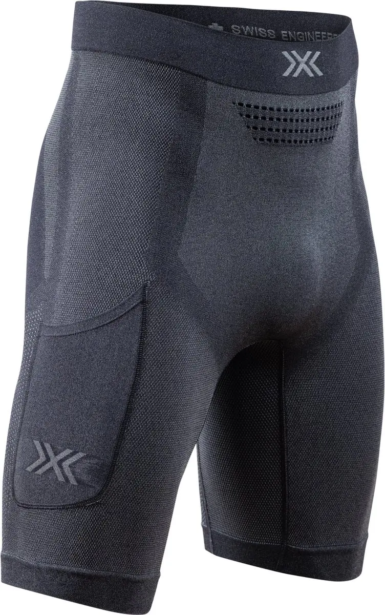 X-Bionic Xceed Run Hardloopshort Heren X Black/Rhino Grey Maat XL